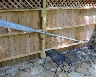 VINTAGE OAR & MORE IN THE GARAGE