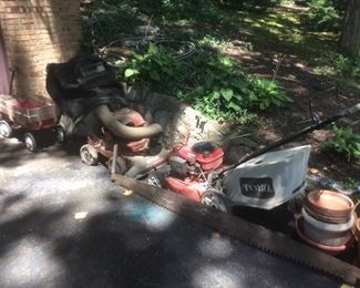 Wagon, lawn mower, 