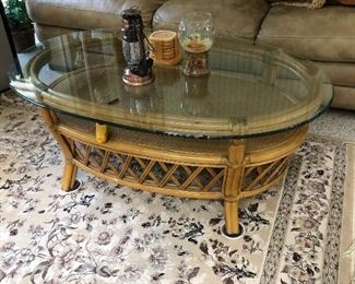 Bamboo coffee table 