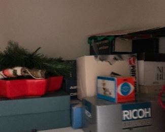 Cameras still unpacking closets 