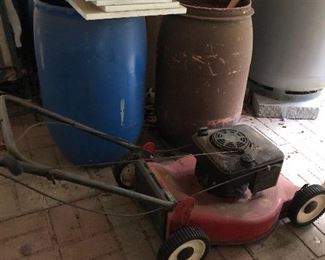 Rain barrels $10. 3/$25