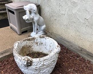 Cement planters