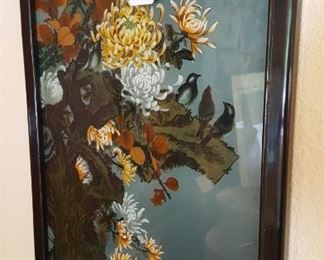 Chinese reverse painting.