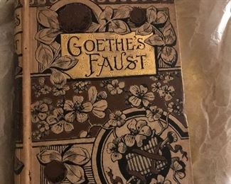 Vintage book, Goethe’s faust 