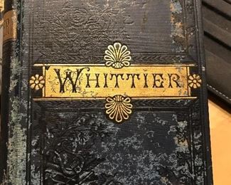 Vintage book, Whittier