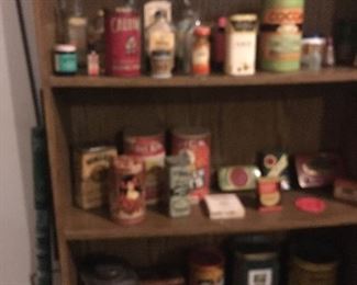 Vintage tins