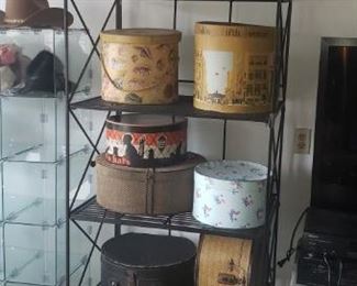 Vintage hat boxes