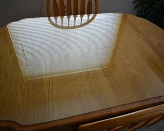 TABLE TOP W/GLASS