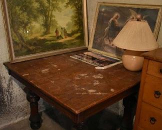 TABLE, WALL ART