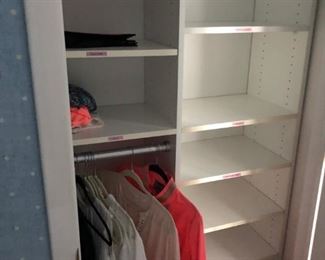 Built-in closet system