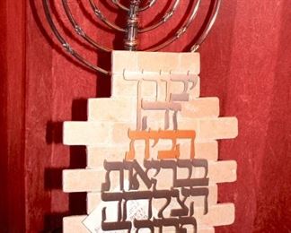 Menorah and other Judaica