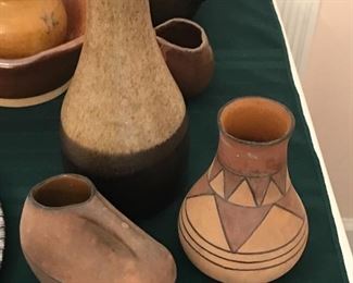 SUPER RARE Owens Pottery Aborigine line Indian ware