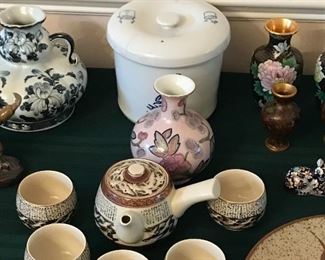 Kutani tea set