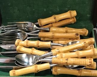Bamboo handle flatware