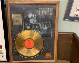 Elvis Gold record