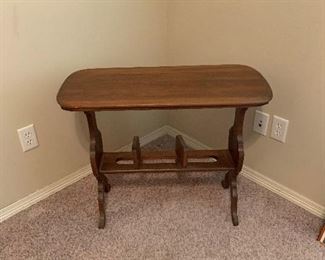Very old beautiful, condition.  Tilting top table.