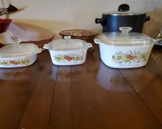 Corning Ware. Yes, you can use them in them in your microwave for Corn