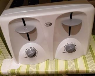 Toaster. I take soft bread and turn it into hard bread. I will never understand this.