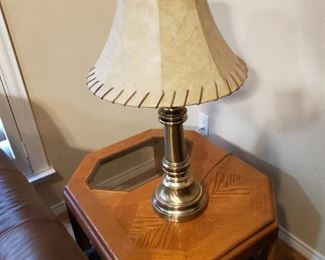 Side table and Lamp