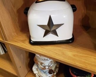 Texas Star Cookie Jar...I am poet and I knew it