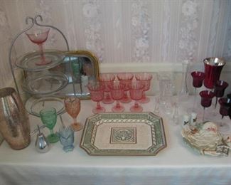 Fitz and Floyd tray and dish