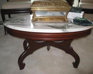 marble top coffee table