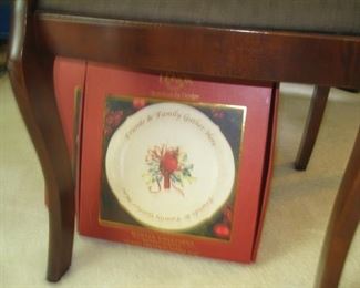 Lenox "Winter Greeting" - Dinner plates, salad plates, luncheon plates, serving pieces