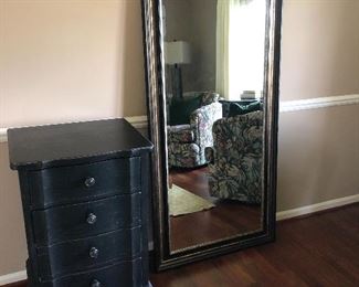 Restoration hardware 4 - drawer chest and floor mirror