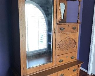 Antique Dressing Armoire