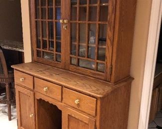 Oak hutch