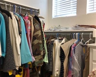 A sampling of the clothes.
