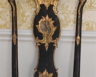 Set of 4 Antique Chairs with Gilt Detail