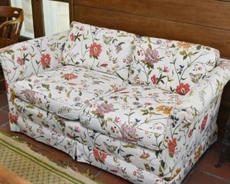 Floral Upholstered Sofa / Loveseat