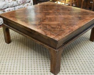 Vintage Wood Coffee Table 