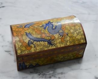Chinese Enamelware Trinket Box