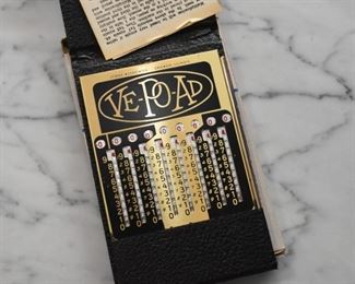 Vintage Vest Pocket Adding Machine