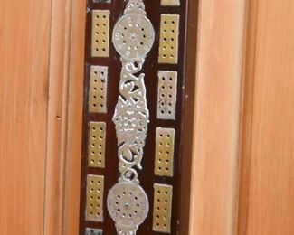 Vintage Cribbage Game Board