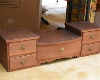 Wooden Vanity Top for Dresser / Storage Drawers