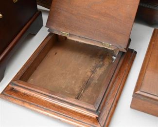 Oak Hinged Box / Writing Desk