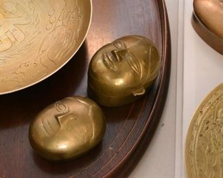 Brass Trinket Boxes