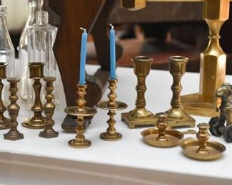 Brass Candlesticks / Candle Holders