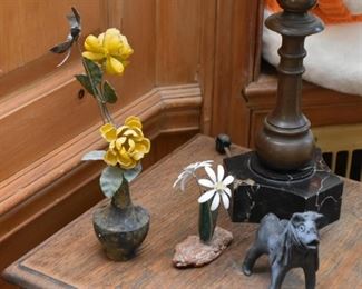 Metal Flower Figurines