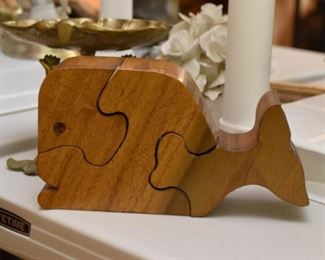 Wooden Whale Puzzle 