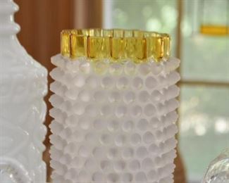 Vintage Hobnail Vase