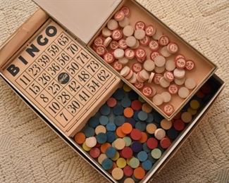 Vintage Bingo Game 
