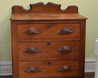 Antique Victorian Eastlake Nightstand / Chest of Drawers