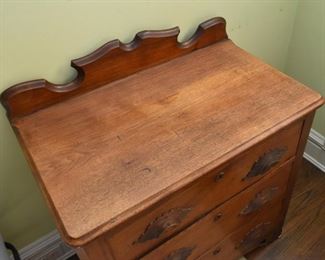 Antique Victorian Eastlake Nightstand / Chest of Drawers