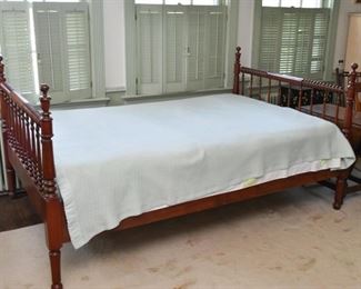 Wooden Spindle Bed