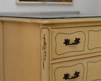 French Provincial Highboy Dresser / Chest of Drawers