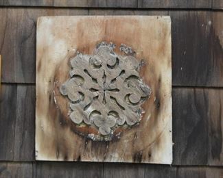 Wood Carved Wall Plaque